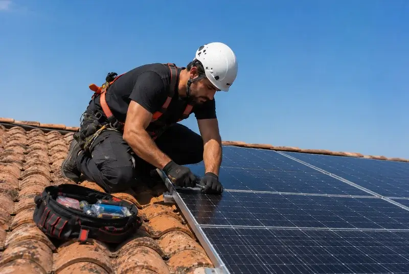 Maintenance et monitoring de panneaux solaires à Loire-sur-Rhône